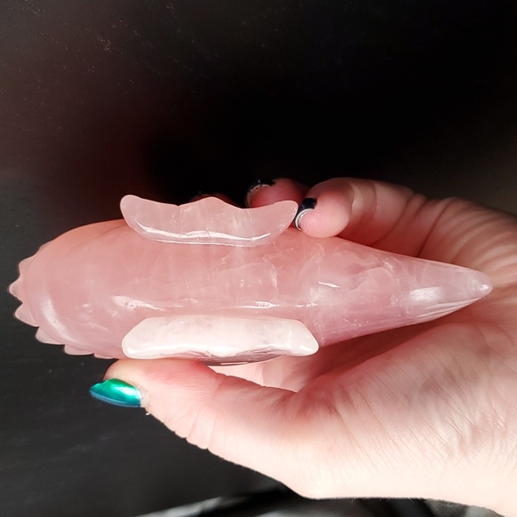 Rose Quartz Pirhana - Picture 6 of 6